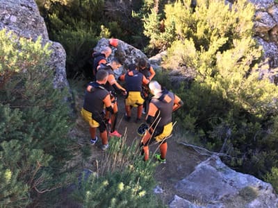 Jucar canyon in Villalba de la Sierra near Cuenca