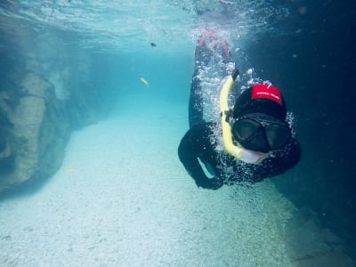 Randonnée aquatique et snorkeling dans le canyon de l’Učja, vallée de la Soča