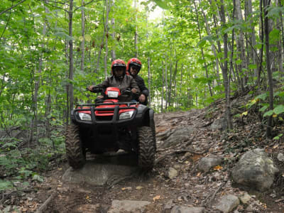 Guided quad biking tour near Montreal