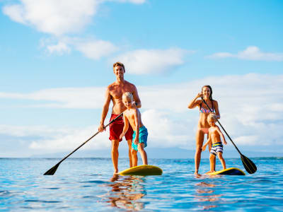 Stand-up Paddle Excursion in Bora Bora