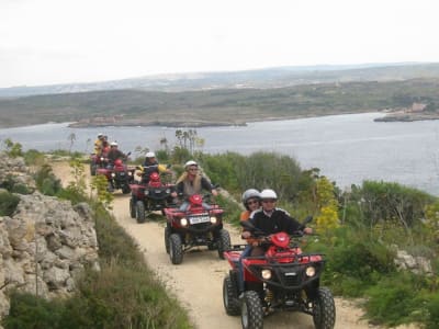Day Quad Biking Tour with Lunch around Gozo Island, Malta