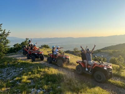 Excursion en quad au mont Kamešnica près de Sinj