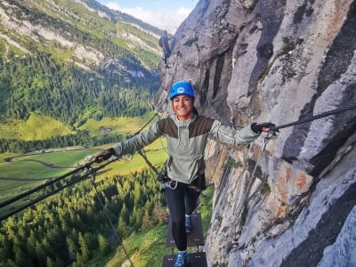Yves Pollet-Villard Vía Ferrata en La Clusaz, cerca de Annecy