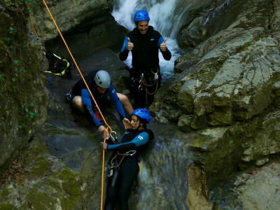 Canyon von Angon in der Nähe des Sees von Annecy