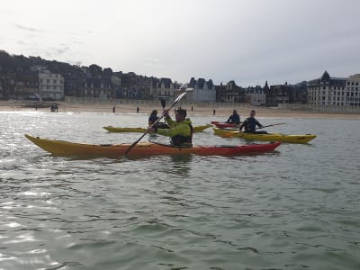 Découverte du kayak fitness à Trouville-sur-Mer, Normandie