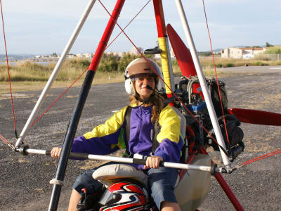 Tilting Microlight Flight from Sète, near Montpellier