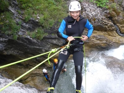 Anfänger Canyoning im Lechtal in Tirol