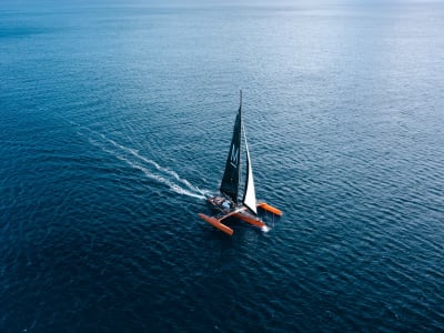 Trimaran cruise on the Caribbean Sea, Martinique