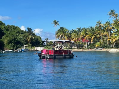 Pontoon Boat Rental in Les Saintes at Terre-de-Haut, Guadeloupe