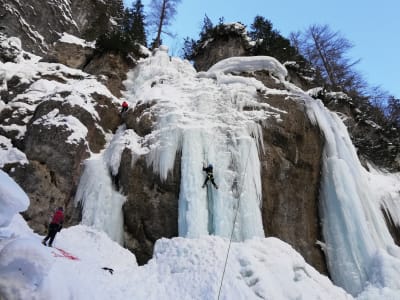 Ice Climbing in Madonna di Campiglio, Brenta Dolomites