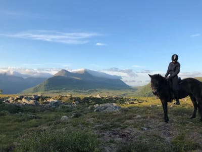 Horseback Riding Tour to Hesteskaret Mountain from Ørskogfjellet near Ålesund