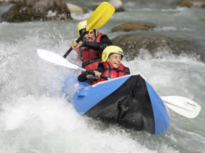 Descenso en canoa por el río Durance en Embrun