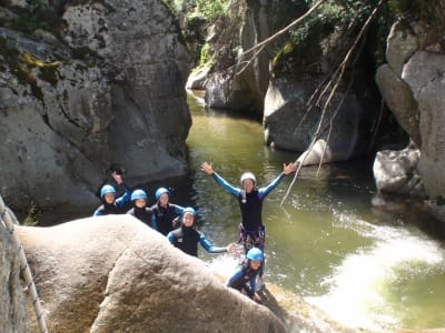 Barranquismo en las Gargantas de Galamus en Saint-Paul-de-Fenouillet