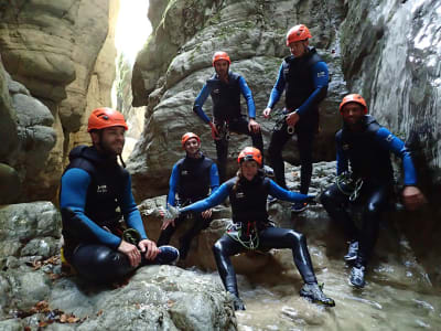 Canyon of Pont du Diable near Annecy in Haute-Savoie