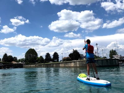 Geführte SUP-Tour in Peschiera, Gardasee