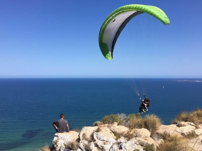 Tandem-Gleitschirmflug von Santa Pola, Alicante