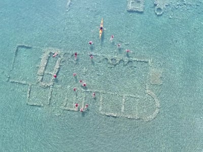 Excursión en kayak de mar por la ciudad hundida de Epidauro desde la playa de Yialasi
