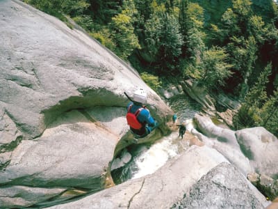 Canyoning Chli Schliere bei Interlaken, Schweiz