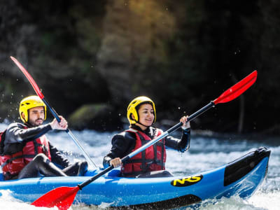 Descente en canoraft de l'Isère près de La Plagne