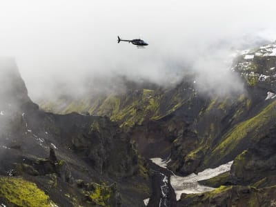 Excursión en helicóptero desde Reikiavik a lugares de rodaje del sur de Islandia