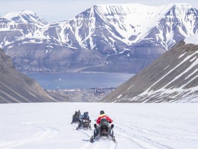 Summer Snowmobiling and Hiking Excursion from Longyearbyen in Svalbard