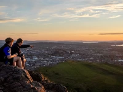 Caminata al atardecer por Arthur's Seat, desde Edimburgo