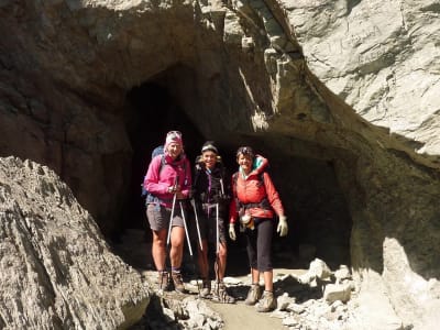 Hiking on the Salt Route from Crissolo, Turin-Piedmont