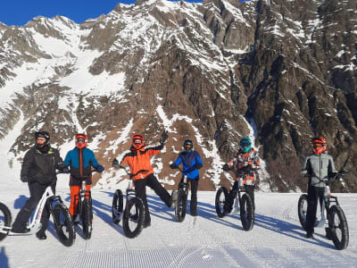 Descenso invernal Fatscoot en Piau Engaly en los Altos Pirineos