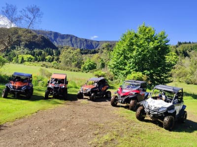 Buggy excursion in the forest of Mont Vert, Réunion Island