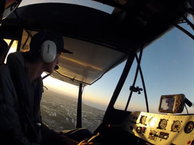 Microlight flight over Oléron Island, from Marennes