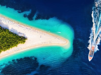 Excursión de un día en barco por el Cuerno de Oro, Hvar y las 4 islas