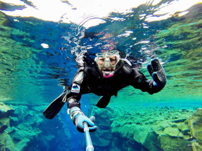 Circuit du Cercle d'Or avec snorkeling à Silfra depuis Reykjavík