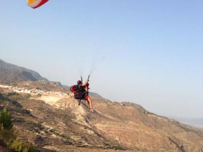 Vuelo en parapente biplaza en Alhama de Murcia