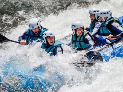 Rafting on the Gallego River in Murillo de Gallego, near Huesca