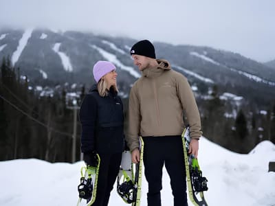 Schneeschuhwandern in Monts-Valin, Saguenay-Lac-Saint-Jean