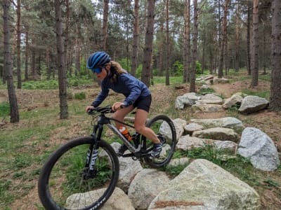 Stage perfectionnement pilotage sur stade VTT XCO près de Font-Romeu