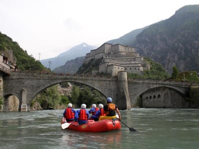 Rafting en el río Dora Baltea, Valle de Aosta
