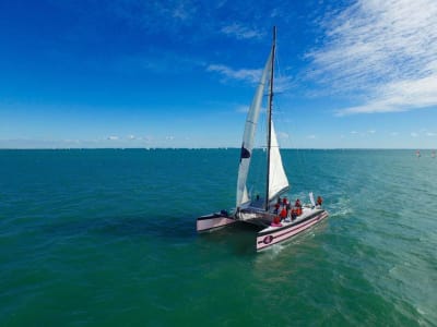 Journée croisière en catamaran à l’île de Houat, Morbihan