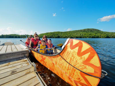 Rabaska Canoe Excursion in the Grands-Jardins National Park, Charlevoix