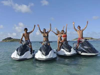 Jet-Ski-Ausflug in Saint Barthelemy