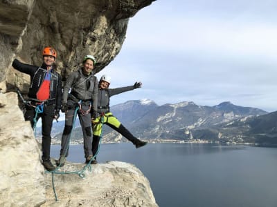 Via Ferrata Sentiero Contrabbandieri cerca de Arco, Lago de Garda