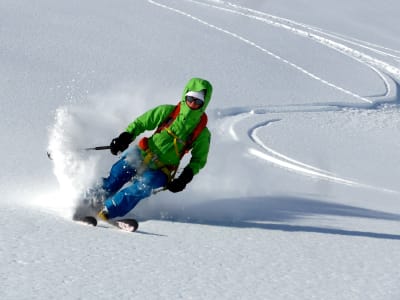 Excursión de esquí de travesía en Serre Chevalier