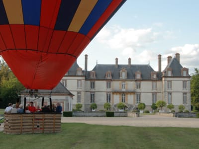 Heißluftballonfahrt in Fontainebleau