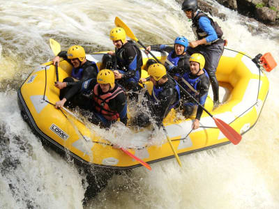 Descente en rafting de la rivière Tummel, près d'Édimbourg