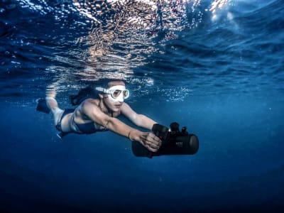 Snorkeling en scooters sous-marins au Cap d’Ail près de Nice