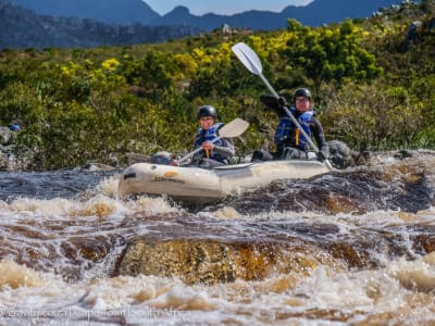 Rafting on Palmiet River in Kogelberg Nature Reserve, South Africa