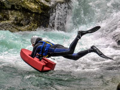 Hydrospeed auf der Sesia bei Alagna Valsesia