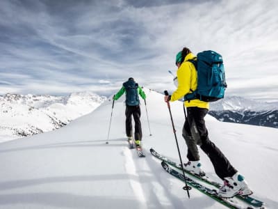 Skitourenausflug in St-Lary-Soulan, Französische Pyrenäen