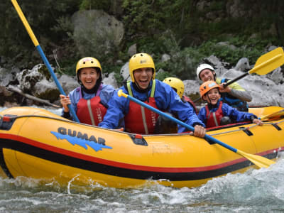 Rafting excursion on the Soča River in Bovec