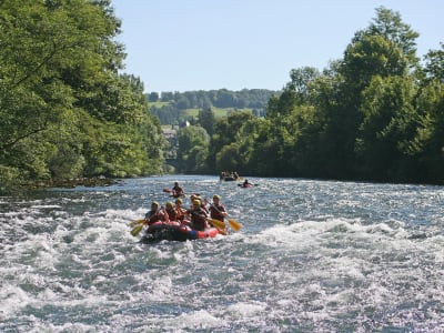 Medio día de rafting por el río Gave de Pau, cerca de Lourdes